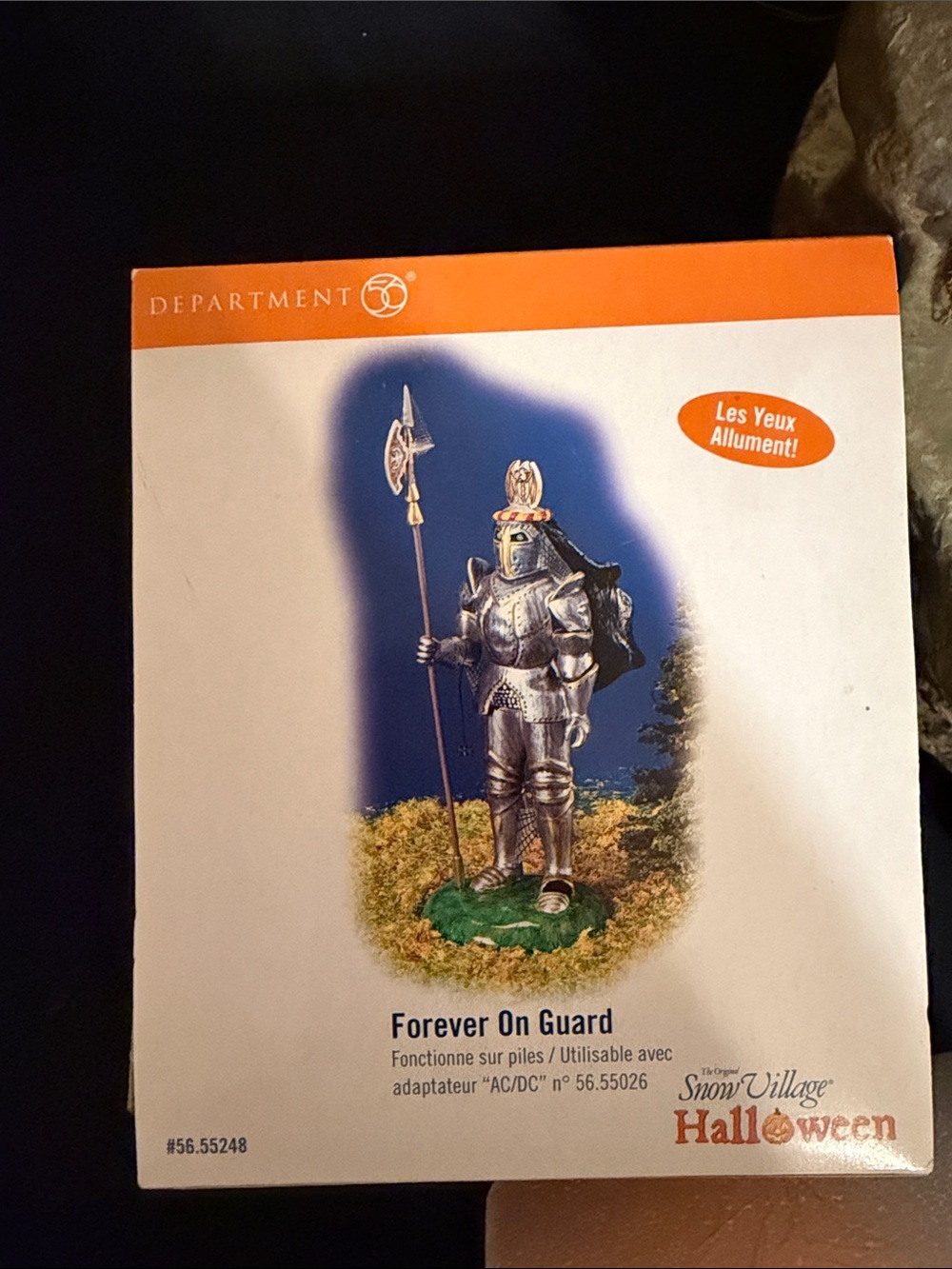 Department 56 Silver Knight Figurine Forever on Guard
